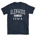 thumbnail image 1 of Glenwood Iowa Classic Established Men's Cotton T-Shirt, 1 of 1