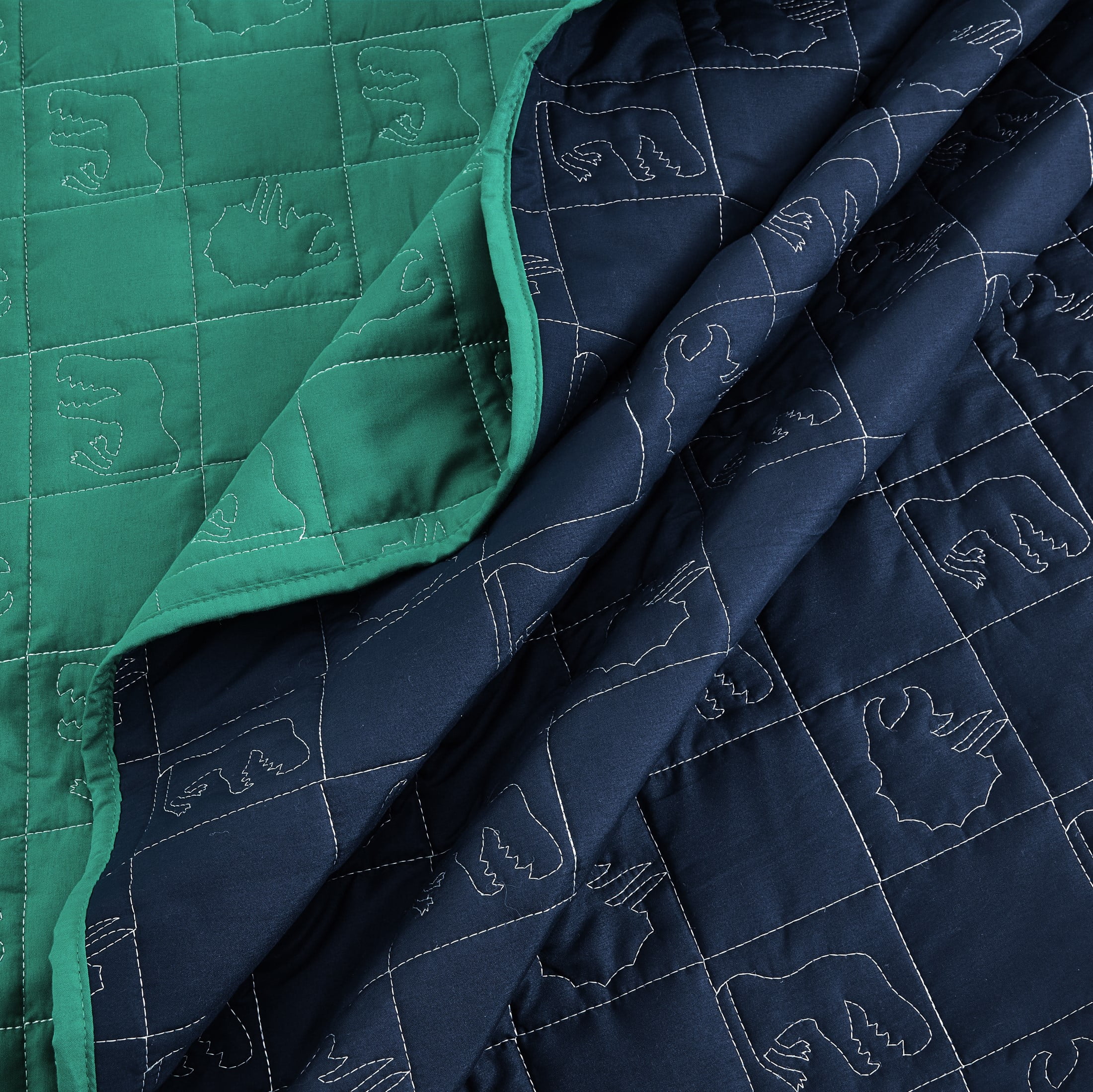 Your Zone Quilt Set with Sheets Animals & Insects Microfiber Basic Weave Quilts, Full - Reversible