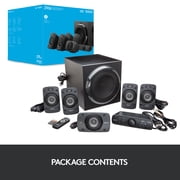 Logitech Z906 5.1-Channel 500W Dolby Surround Subwoofer, Black