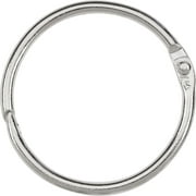 ACCO Loose Leaf Rings, 1 1/2" Capacity, Nickel-Plated Steel, Silver, 100 Count (A7072204)