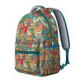 thumbnail image 2 of Student’s Backpack with Cute Big Eyes Owl Design Durable, Waterproof, Scratch-Resistant School Bag, Breathable Foam Padding, Multifunctional for Travel, Sports, and Daily Use, 2 of 4