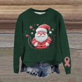 thumbnail image 3 of Suéter grueso con estampado navideño en 3D para mujer, sudaderas para hombre y mujer, suéteres grandes y altos para el trabajo, 3 of 4