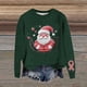thumbnail image 4 of Suéter grueso con estampado navideño en 3D para mujer, sudaderas para hombre y mujer, suéteres grandes y altos para el trabajo, 4 of 5