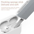 thumbnail image 3 of Auriculares inalámbricos compatibles con Bluetooth (blancos con ganchos para almohadillas y kit de limpieza), 3 of 13