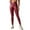 Red, variant on Sngxgn Women's High Waist Breathable Leggings Lined Leggings(Red,M)