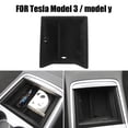 thumbnail image 3 of Organizador de consola de flocado soporte de gafas de sol de tejido para Tesla Model 3 2021 Ndcxsfigh Accesorios para autos y motos, 3 of 9
