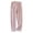 Pink, variant on Women's Maternity Loose Pants Solid Color High Waist Adjustable Abdomen Winter Outside Spring Autumn Postpartum Month Long Household Pants Soft Pregnant Trousers