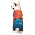 thumbnail image 1 of Fotbe Lighthouse and Whale Sudadera con Estampado para Perros Pequeños – Suéter con Capucha para Mascotas, Tela Suave de Forro Polar con Bolsillo-Large, 1 of 7