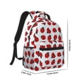 thumbnail image 2 of Rocae Ladybug On Blue Stripes for Comfortable Student Backpack - Lightweight ,Durable School Bag Ideal for Middle School, High School, and College, 2 of 6