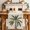 Off-White, variant on Summer Palm Tree Dining Table Runner, Vintage Country Tropical Coastal Green Tree Leaf Washable Table Runners Kitchen Coffee Table Center Decor for Home Party Holiday Wedding 13 x 36 Inches