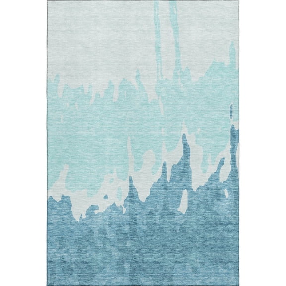 Dalyn Rugs Premium Machine Washable Mayfield AMF961 Teal 3' x 5' Rug