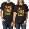 thumbnail image 2 of DEATH TO TYRANTS T-Shirt – Bold Cartoon Rebel Design – Vintage Style – Ideal for History Buffs & Protesters, 2 of 5