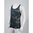 thumbnail image 5 of Manyakai Men's Gym Workout Tank Top Stringer Sleeveless Camouflage Running T-shirt Vest Bodybuilding Army Green M, 5 of 6