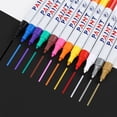 thumbnail image 4 of 12-Color Car Tire Paint Markers, Waterproof Non-Fading Anti-Scratch Pen Set for Rubber, Metal, Wood, Permanent Touch-Up Paint & Graffiti Art, Assorted, 4 of 8