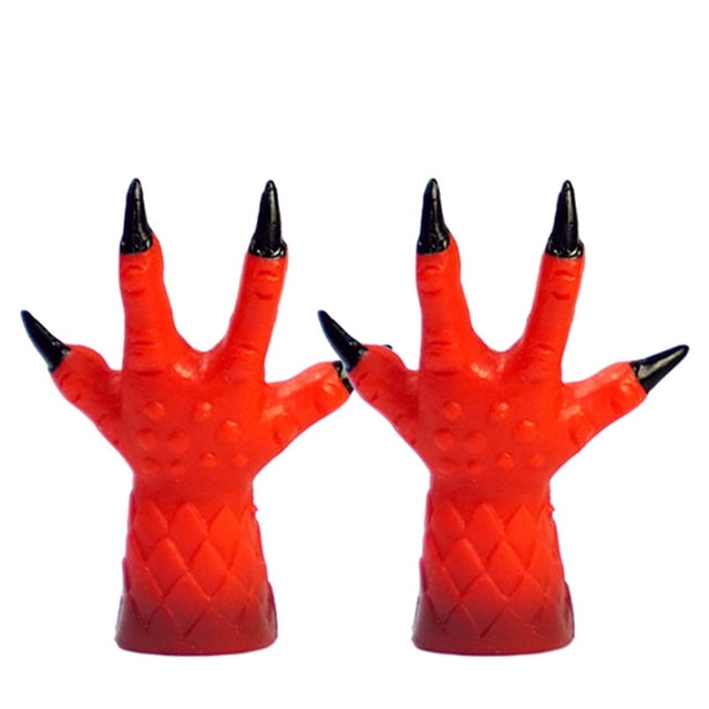 Finger Puppets, divertidos juguetes con forma de animal, feo y acebo, mano, 2 unidades