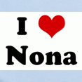thumbnail image 2 of CafePress - I Love Nona Infant Bodysuit - Baby Light Bodysuit, Size Newborn - 24 Months, 2 of 4