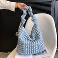 thumbnail image 4 of Kukuzhu Puffer Tote Bag for Women Cloud Bag Large Crossbody Bag Bubble Hobo Bag Cute Quilted Shoulder Bag, 4 of 6
