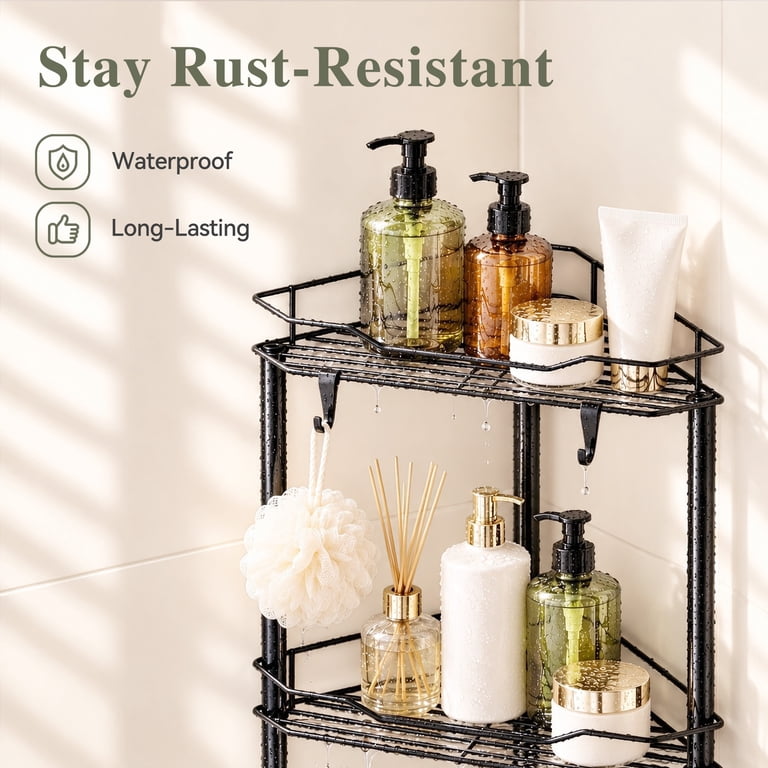 4-Tier Stainless Steel Freestanding Corner Shower Caddy photo 3