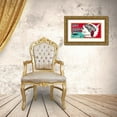 thumbnail image 3 of Retrogun 24x14 Gold Ornate Wood Framed with Double Matting Museum Art Print Titled - Atomic Disintegrator, 3 of 4