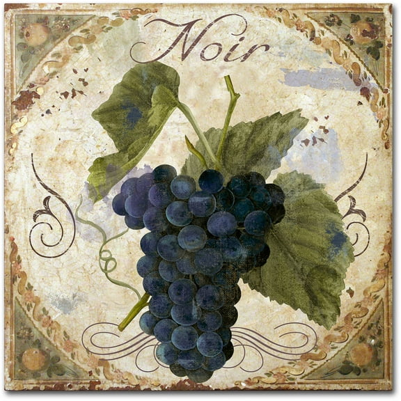 Trademark Fine Art "Tuscany Table Noir" Canvas Art by Color Bakery