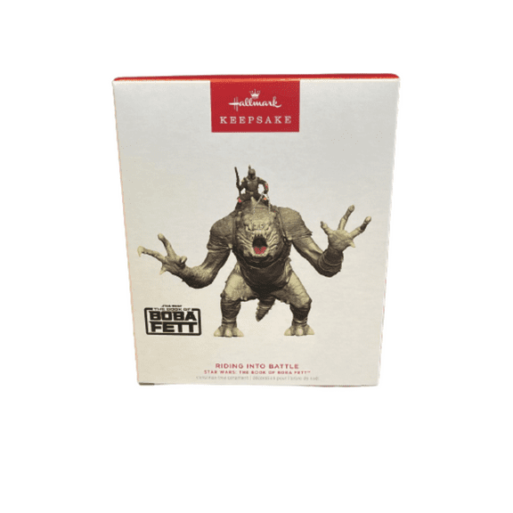 Star Wars: The Book of Boba Fett Riding Into the Battle, 2023 Keepsake Ornament