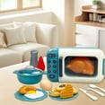 thumbnail image 5 of Tarmeek Microwave Toys Kitchen Play Set with Food Accessories , Pretend Play with Play Food, Realistic Christmas Birthday Gifts for 2 3 4 5 7 Year Old Kids, 5 of 6
