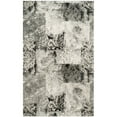 thumbnail image 4 of Safavieh Retro 2'3" X 7' Power Loomed Rug in Cream and Gray, 4 of 10