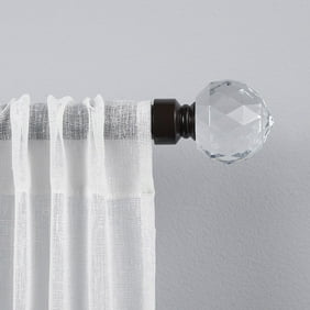 Home Details Crystal Ball Curtain Rod 24 48 Walmart Com