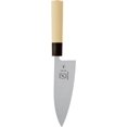 thumbnail image 2 of Mercer Culinary 6-Inch Deba Utility Knife, 15cm, Rubber Handle, 2 of 3