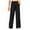 Black, variant on Pisexur Womens Dress Pants Fashion Solid Color Button Loose Comfort Wide Leg Pants High Waist Straight Leg Pants Casual Baggy Office Formal Work Pants with Pockets