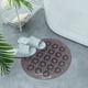 thumbnail image 4 of Alfombra antideslizante con ventosas - Alfombra de ducha redonda de PVC para seguridad en el baño - Alfombra anticaída de 30x30cm con lazo colgante, 4 of 5