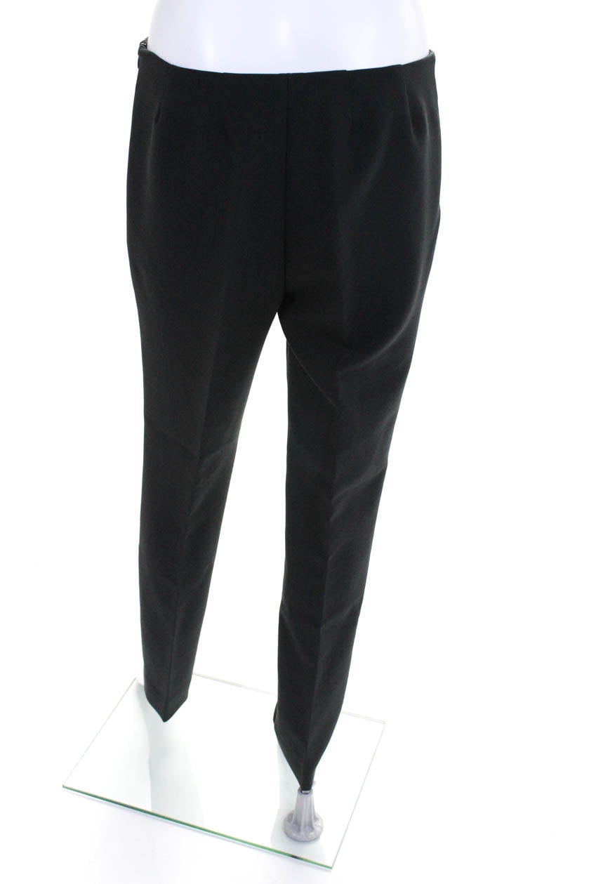 Domenico Vacca Womens Skinny Leg Florentino Dress Pants Grey Size 6