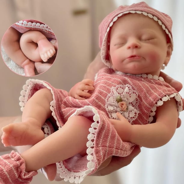 Muñeca Reborn Yokyyi Timothy 33 cm Silicona Realista