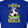 thumbnail image 4 of Inktastic Soccer Funny Goals Long Sleeve Youth T-Shirt, 4 of 5