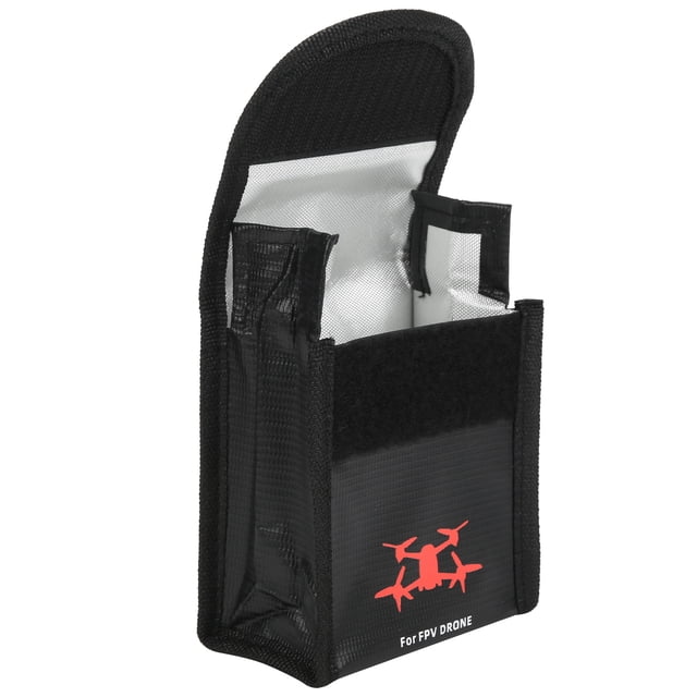 Bolsa de batería a prueba de explosiones, conveniente bolsa de seguridad para batería Ipo tamao compacto confiable para baterías de almacenamiento de carga de viaje ANGGREK Otros