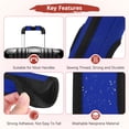 thumbnail image 4 of Uxcell Funda de mango de equipaje 3 Pzs Identificadores de equipaje de neopreno Diseño hueco Azul zafiro 5.9 pulgadas Funda de mango de agarre cómodo, 4 of 7