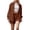 Z-Coffee199, variant on JIAYUE Women 2 Piece Outfits Sets Long Sleeve Casual Lapel Spring Summer Fall Everyday Wear Button Down Shirt With Comfortable Shorts Loungewear Female Breathable Clothing Set