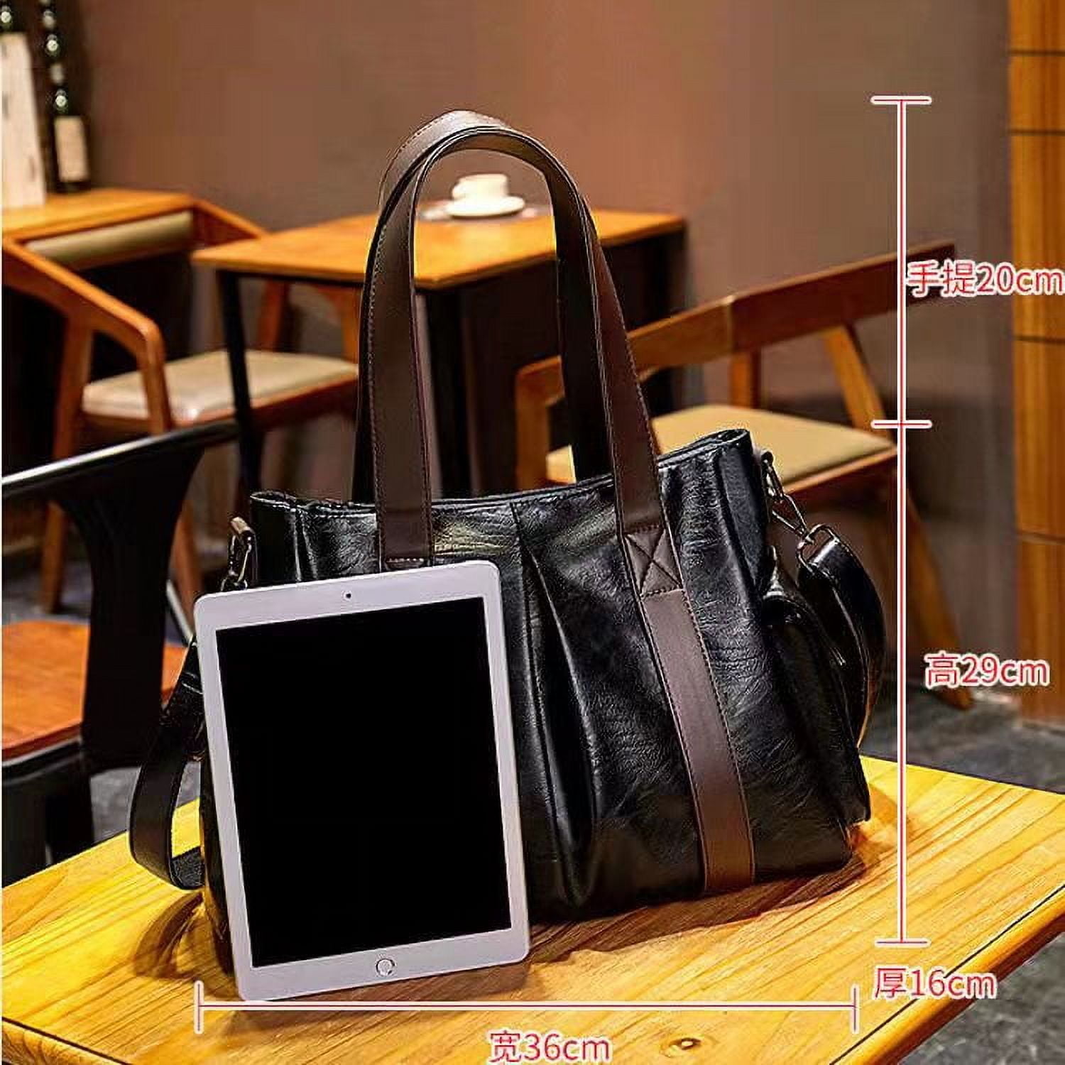 Purses and Handbags Women Fashion Tote Bag Shoulder Bags Top Handle Satchel Purses High Capacity Ladies Work Leather Handbag