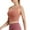 Orange, variant on KHONTS Women's Sports Bra Longline Crop Tank Top Padded Workout Running Yoga Bralettes Orange XL