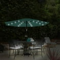thumbnail image 4 of 10-Foot Outdoor Patio Umbrella, Hunter Green, 4 of 5