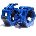 thumbnail image 2 of 2” Olympic Barbell Clamps - Solid ABS Locking Barbell Collars with Quick Release - for Professional Training Strong Lifts and Olympic Training- Set of 2, 2 of 4