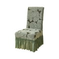 thumbnail image 6 of Dining Room Chair Covers,Stretch Parson Chair Slipcovers with Skirt for Kitchen Seat Super Fit Spandex Chair Seat Protector Cover for Wedding, Banquet, Home, 6 of 6