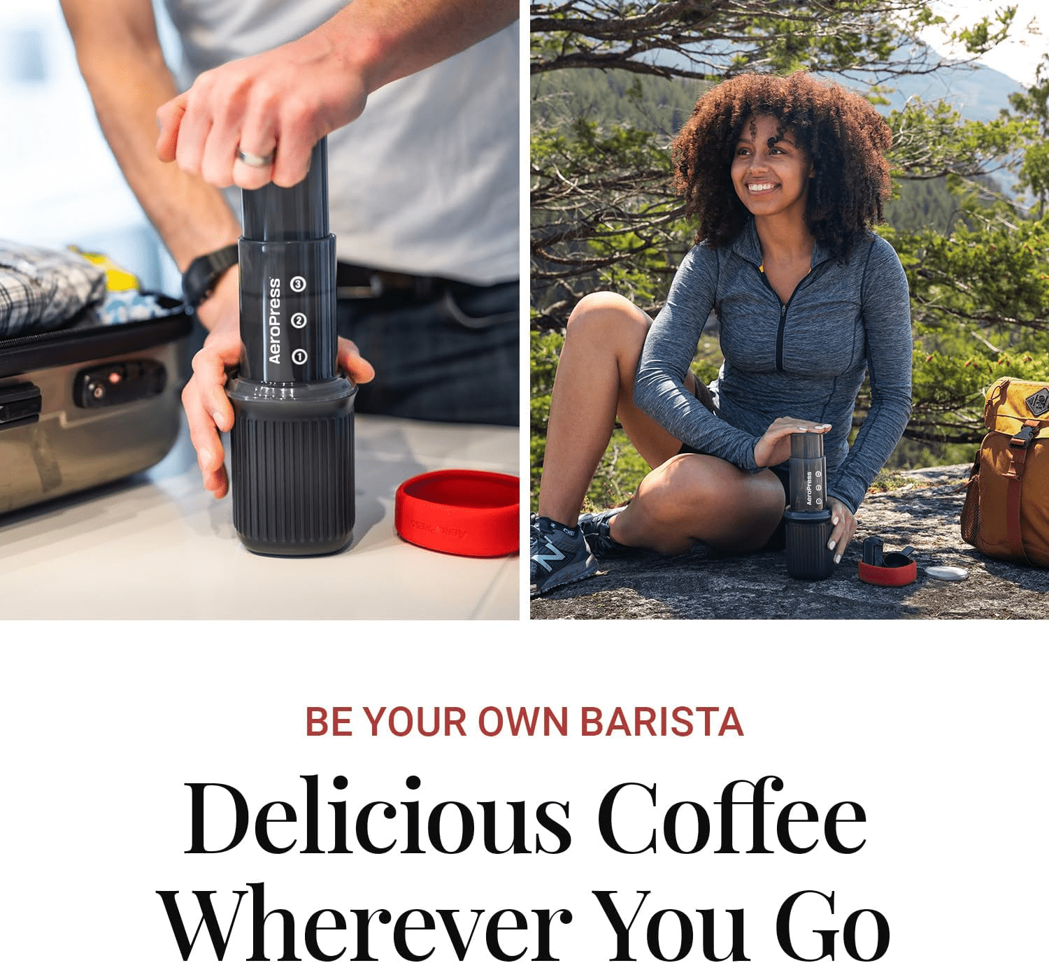 Aeropress Go Travel Coffee Maker — Plata Coffee