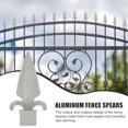 thumbnail image 2 of Miangastore Metal Fence Head Fence Spears Aluminium 10Pcs 5.3X2.6X1.2In, 2 of 8