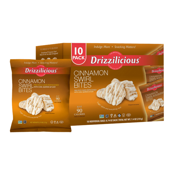 Drizzilicious, Cinnamon Swirl Bites, Family Pack