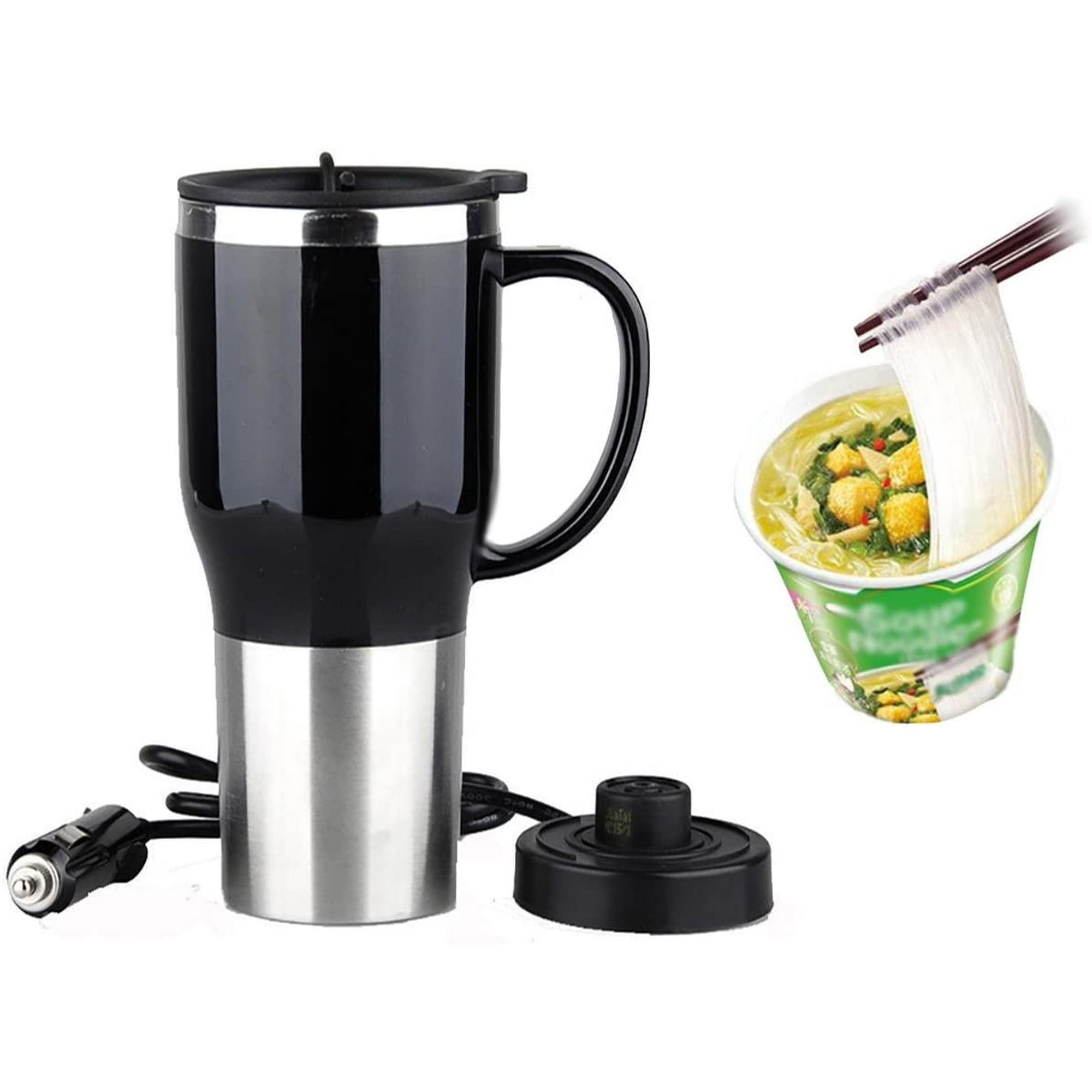 Hot Water Heater Mug for Car Car Electric Kettle Heated
