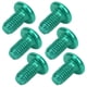 thumbnail image 1 of Tornillos de acero de titanio para disco de freno de bicicleta de montaña con cabeza T25 verde M5x10 mm: tornillos universales para bicicleta para un mejor rendimiento, 1 of 8