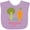Lavender, variant on Inktastic Vegan Go Veggies Vegetarian Boys or Girls Baby Bib