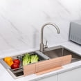 thumbnail image 4 of Creatine Kitchen Water Baffle Pp Guard Dish Washing Baffle Board Water Barrier With Strong Suction Drain Rack Water Guard For Kitchen —Durable Tray Draining Board, 4 of 6