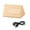 Bamboo Color White Light *, variant on Manunclaims Digital Wooden Alarm Clock, Electronic LED Time Display, Sound Control & Brightness Adjustment & Temperature, Good for Bedroom, Bedside, Desk, Office, Kids and Families